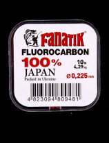 Леска Fanatik Fluorocarbon 10м (0,225мм)