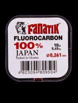 Леска Fanatik Fluorocarbon 10м (0,261мм)