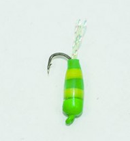 Мормышка "Поденка" (Fluorescent Green) 2,5мм 0,26г