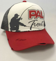 Кепка PAL Trout Cap PTC-1701 Red Beak / Gray Mesh