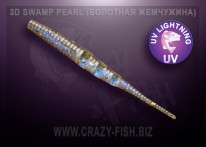 Черви Crazy Fish "Polaris 4" (6-шт,10см) F38-100-3D-6