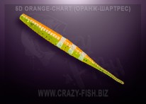 Черви Crazy Fish "Polaris 4" (6-шт,10см) F38-100-5D-6