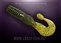 Твистер Crazy Fish "Powertail 2.8" (5-шт,7см) 4-7-16-4