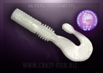 Твистер Crazy Fish "Powertail 2.8" (5-шт,7см) 4-7-5-2