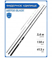 Удилище фидерное штекерное AWEES Metod Black 3,6 м, тест до 130 гр.