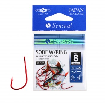 Крючки MIKADO Sensual SODE W/RING  № 10  HS10006-10R