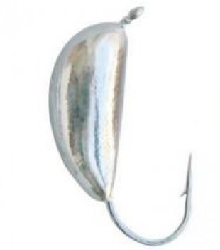 Мормышка свинец Классический банан №12 (3мм) серебро