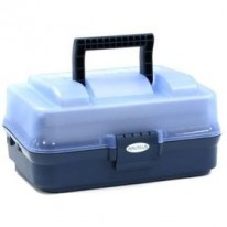 Ящик для снастей Nautilus 143 Tackle Box 2-tray Clear Blue-Blue