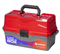 Ящик для снастей Tackle Box трехполочный NISUS красный MB-BU-13