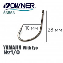 Крючки OWNER  53853  №1/0 YAMA