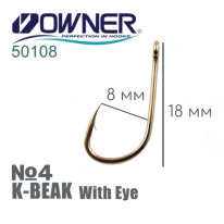 Крючки OWNER  50108  №4 HICH-CARBON HOOK