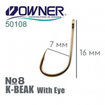 Крючки OWNER  50108  №8 HICH-CARBON HOOK