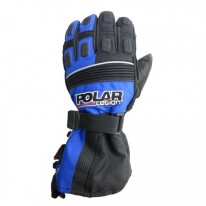 Перчатки снегоходные спортивные Polar Legion FORTIS II (XL, синий/белый/чёрный)