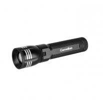 Фонарь Camelion LED 5128 черный LED 3W CREE 3XLR03 фокус, 3 реж. в комплекте, алюм.,блистер 9237