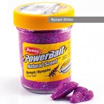 Паста форелевая Berkley Natural Scent Trout Bait 50г Hymph Glitter (фиолетовый с блеском)